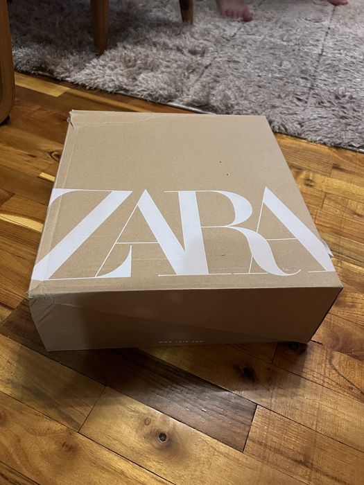 Боти Zara естествена кожа