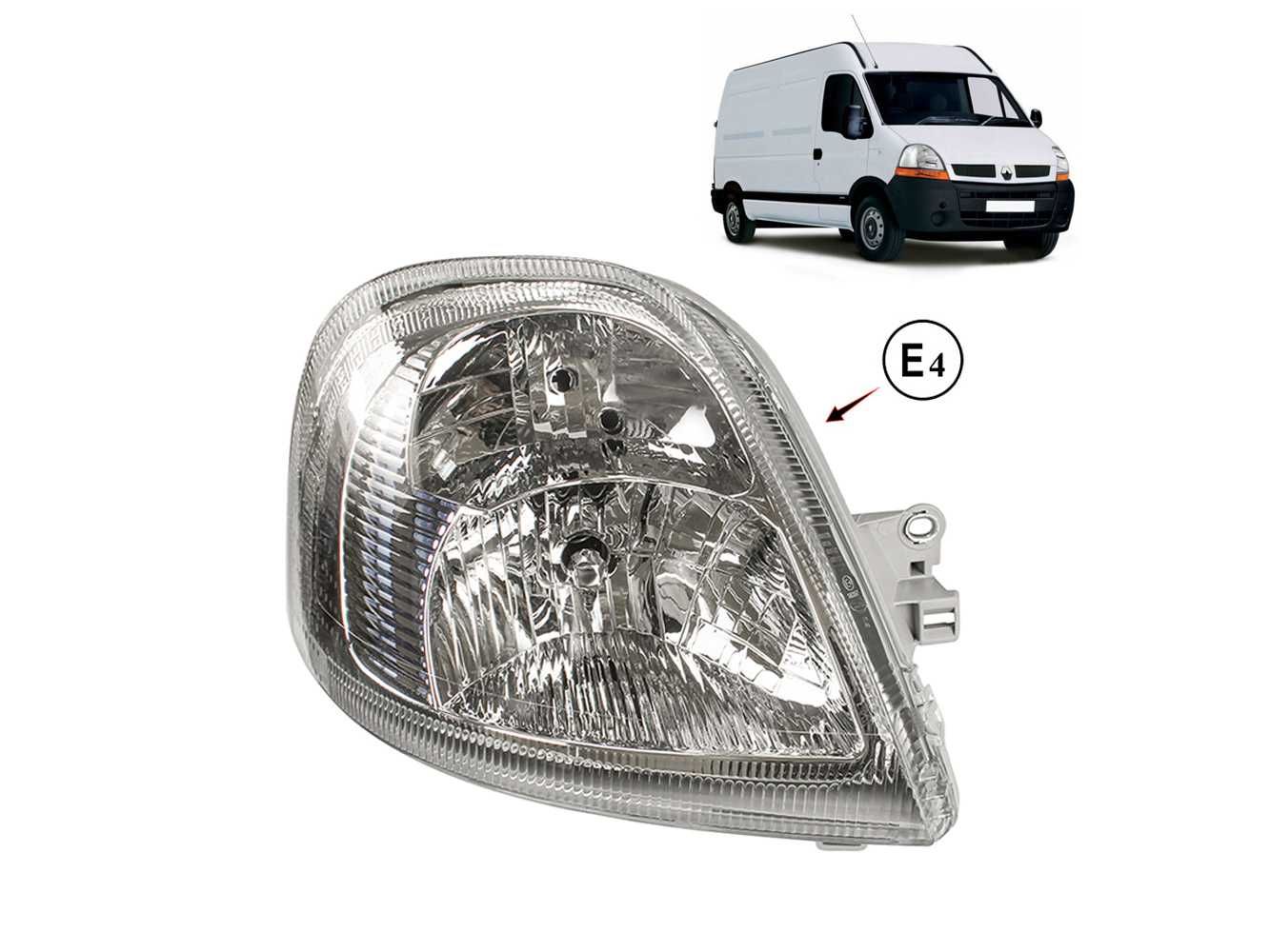 Фар за Рено Мастер / Renault Master / от 2004 до 2010  година