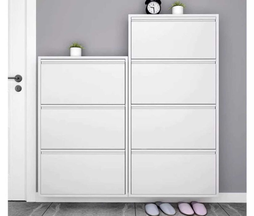 Devorga qotiradigan oyoq kiyim javoni, железный шкаф для прихожки