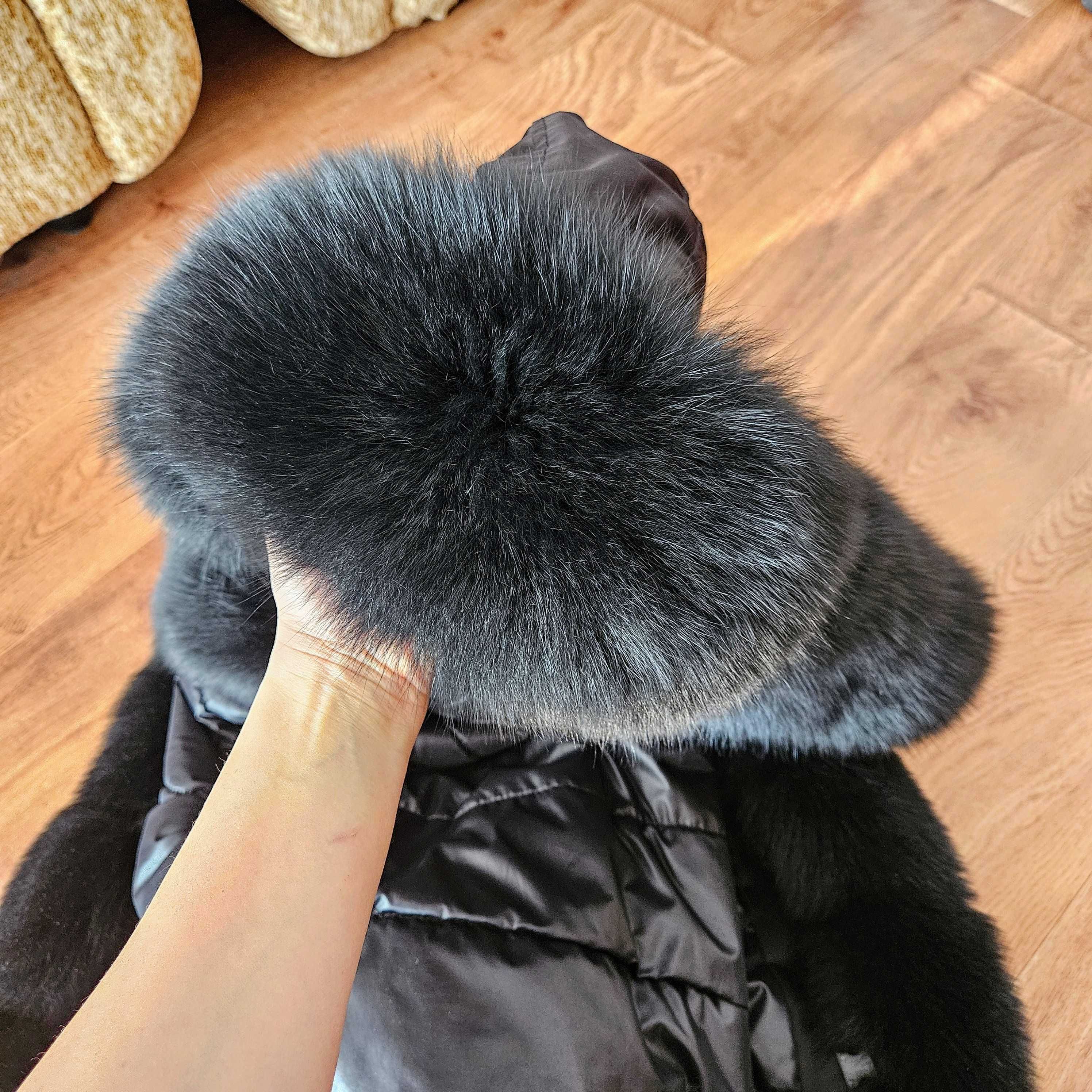 Бомбер с естествен косъм