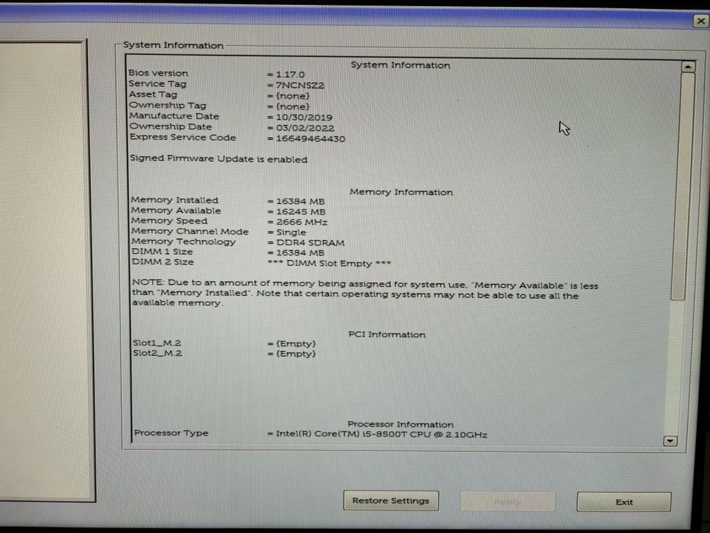 Mini PC Dell Optiplex 7060 Micro, Intel i5-8500T (6-ядрен), 16GB-DDR4