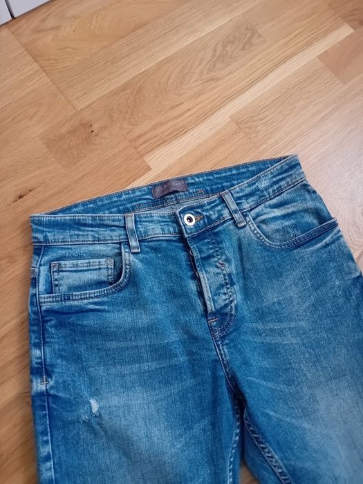 Blugi Zara Man, albastru deschis,  Mărimea 32/32