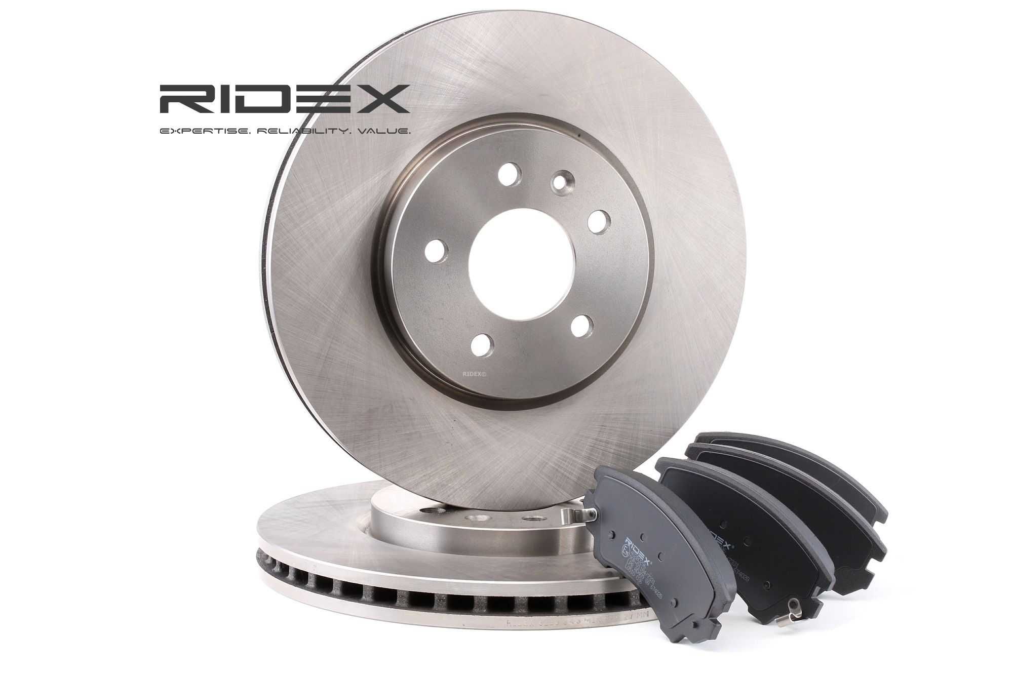 RIDEX спирачен комплект, дискови спирачки