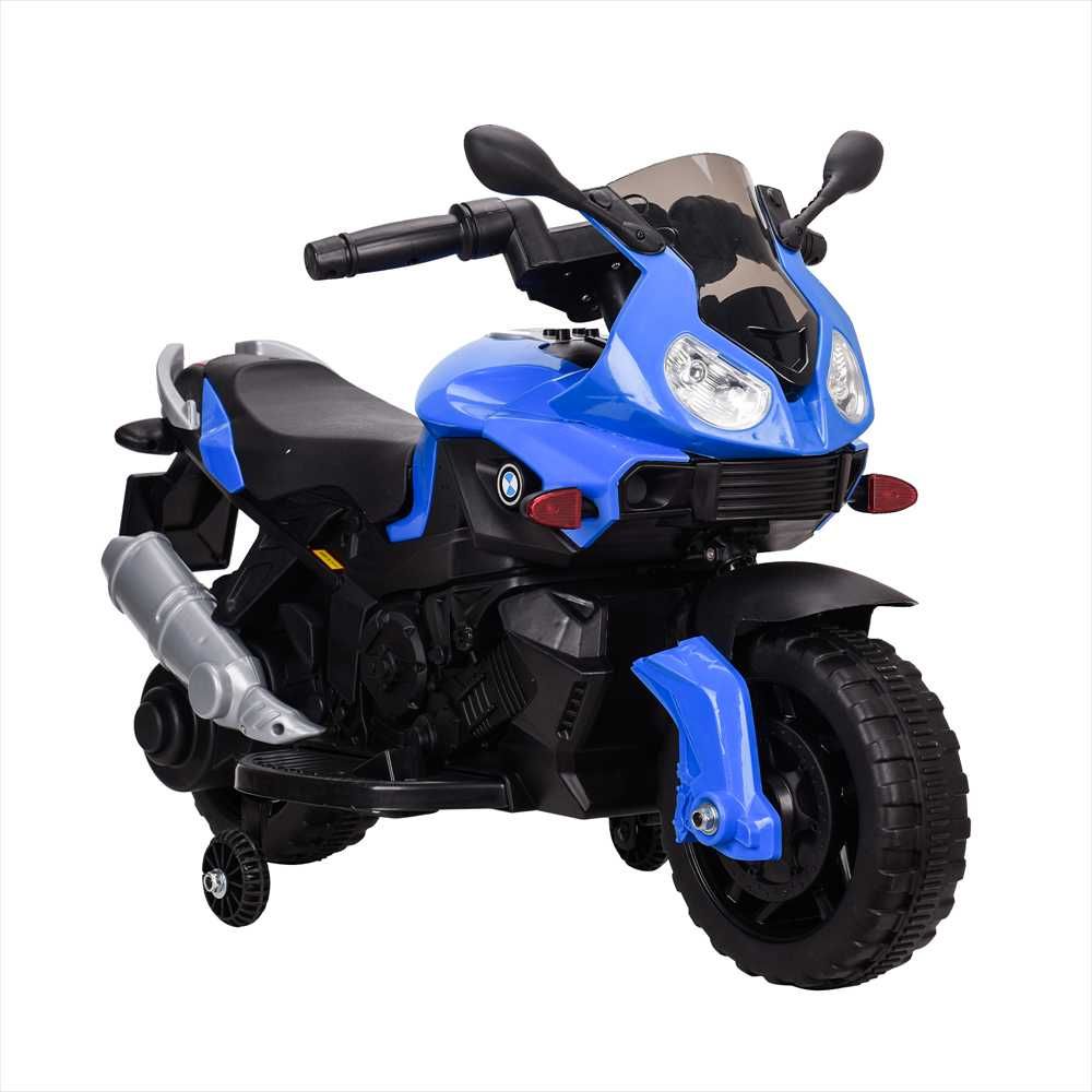 Motocicleta electrica  Kinderauto BJ917 35W 6V, culoare Albastru