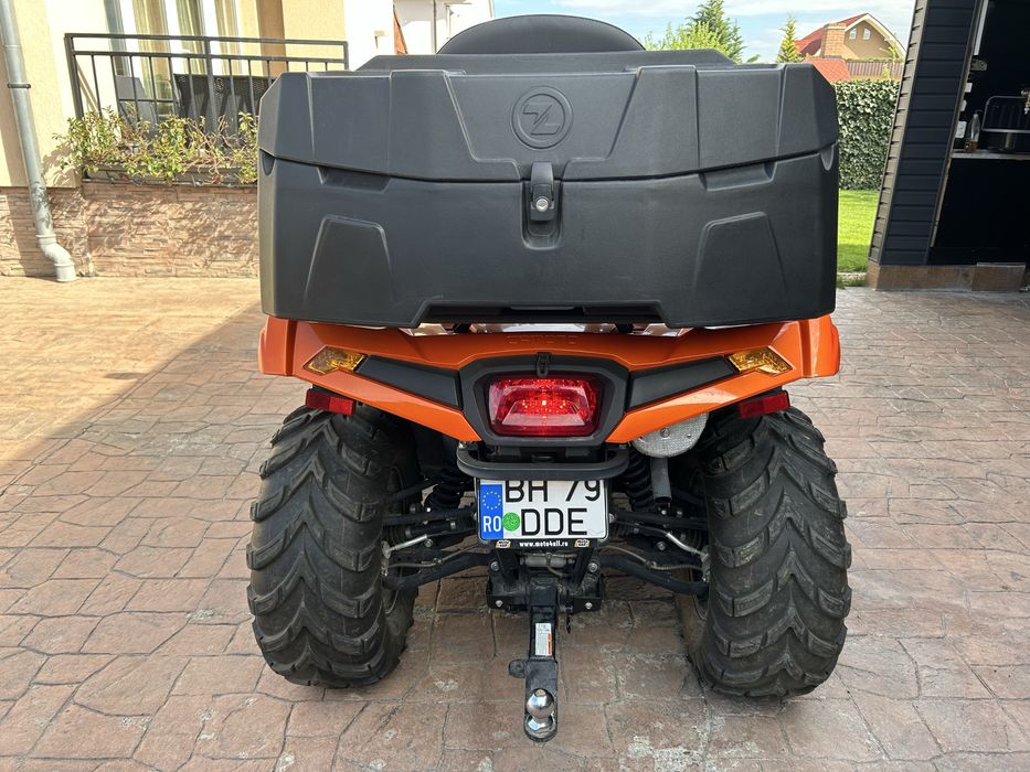 CF Moto 450 L Euro 5, numere negre