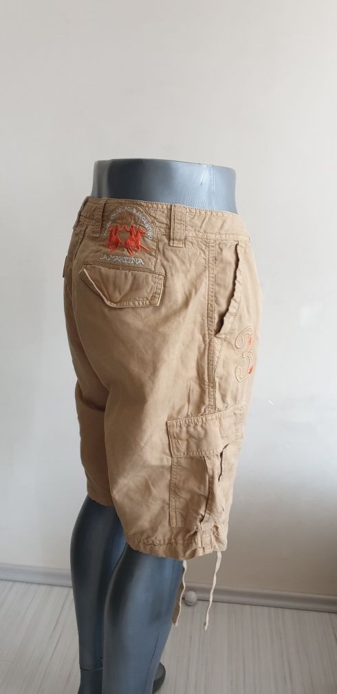 La Martina Cargo Short Cotton / Len Mens Size 32/33 ОРИГИНАЛ!