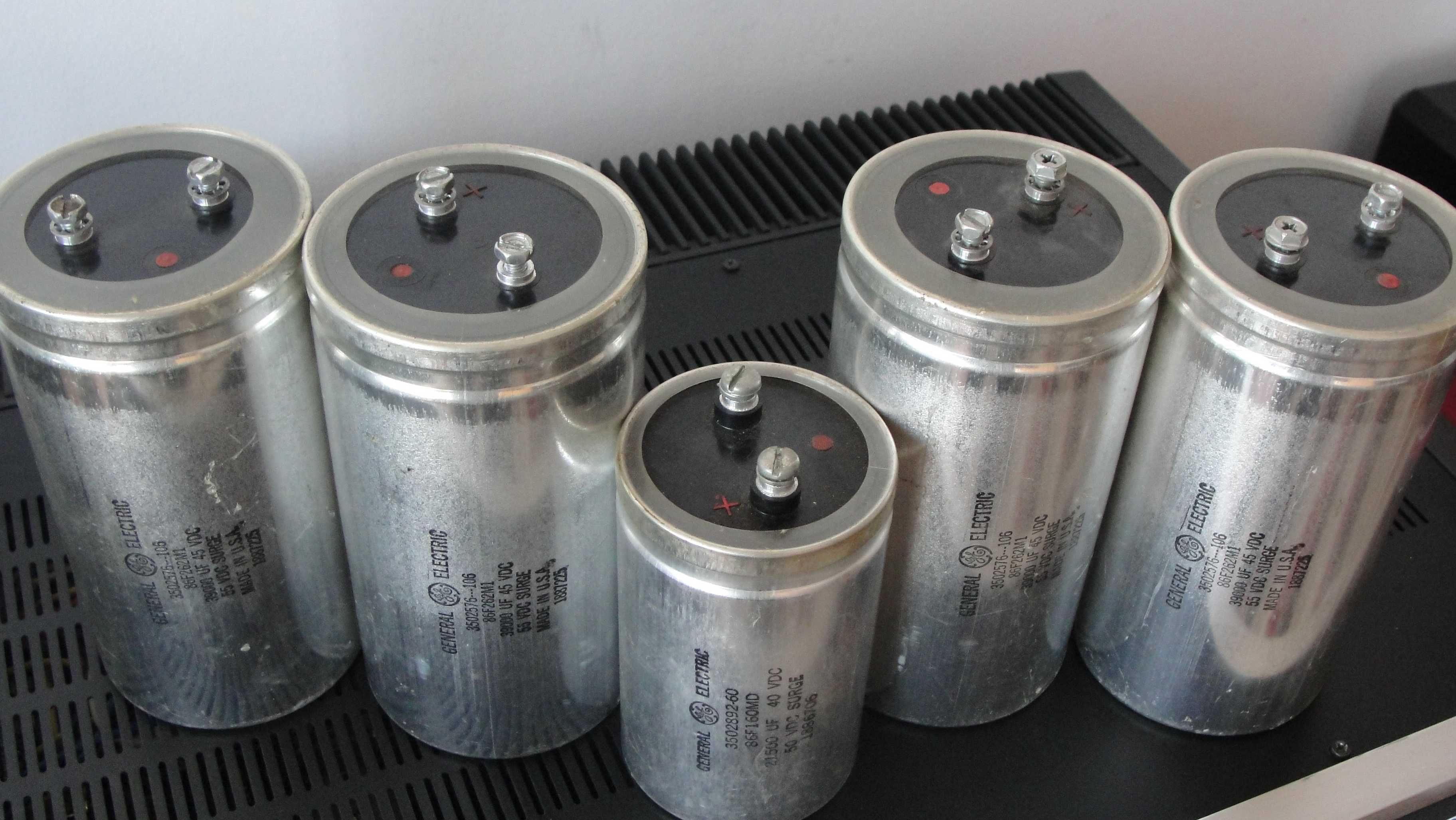 Condensatori electrolitic de filtraj 39000 mF\buc General Electric USA