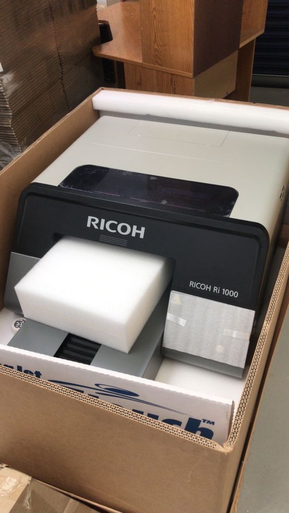 Imprimanta DTG Ricoh Ri 1000 Pentru textile - Noua!
