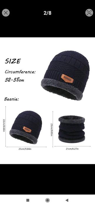 Vând set căciulă,fular șal și mănuși