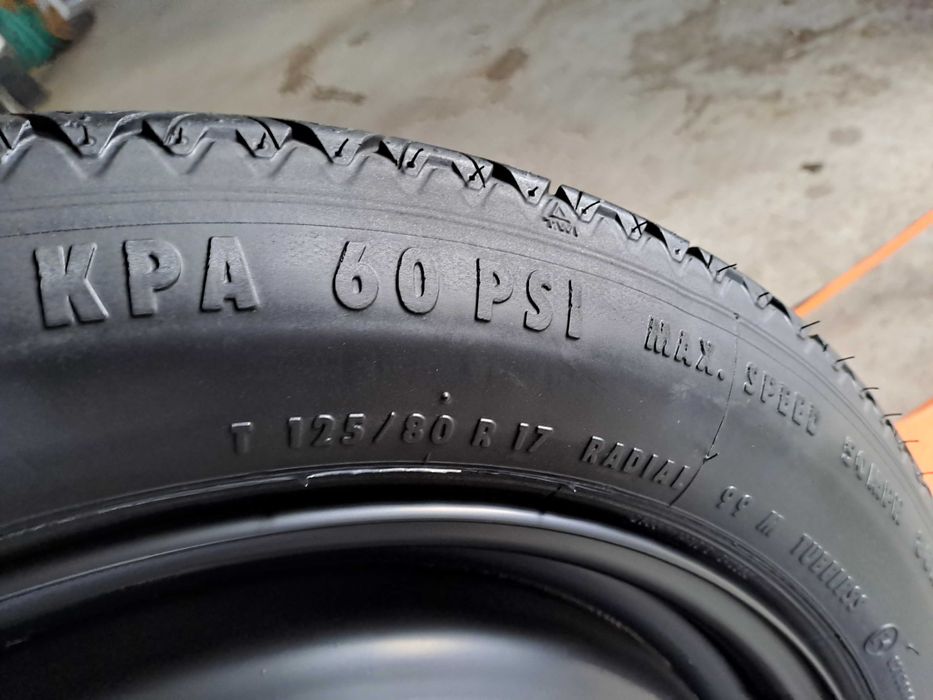 Roata de Rezerva Volvo XC60 Ford Kuga 125 70 R17 dar si alte marimi