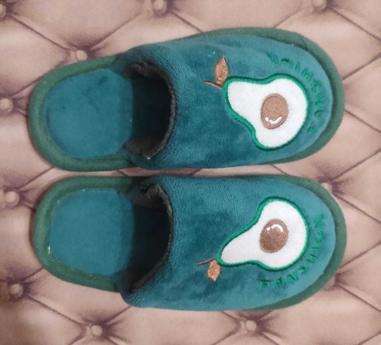 Тапочки детские авокадо