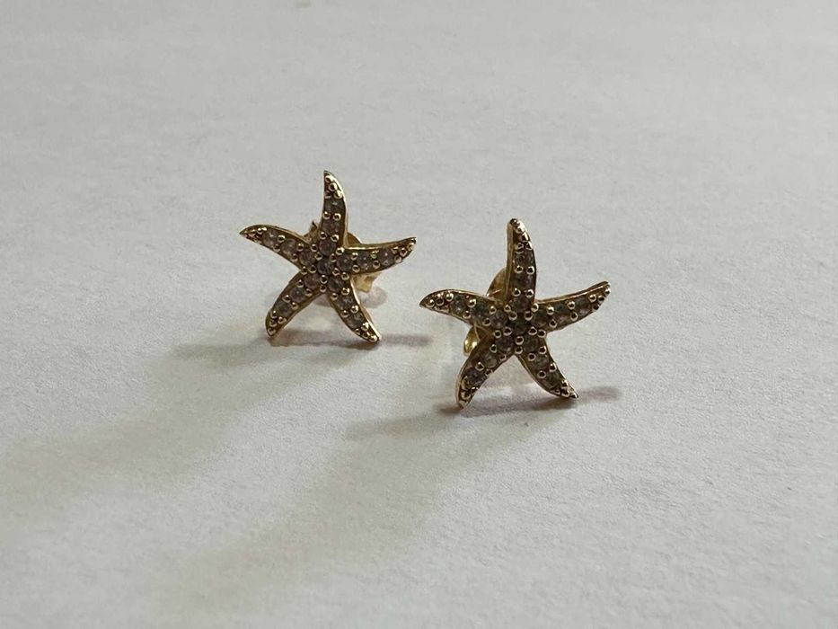 Златни обеци 14к, 1,22гр