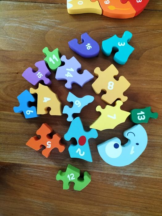 Lot 2 puzzle din lemn 3 +