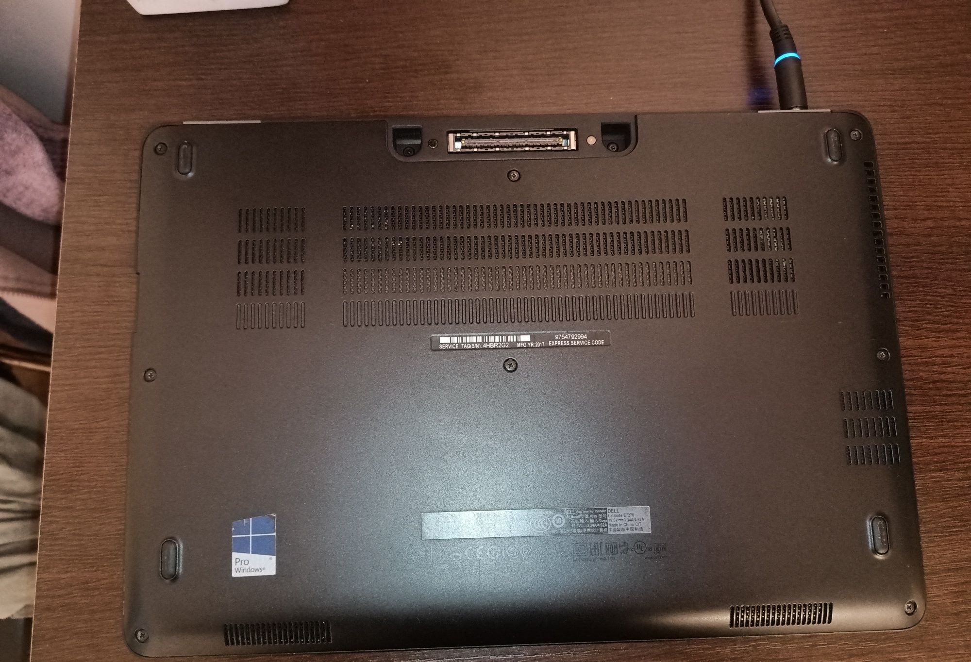 UltraBook Dell Latitude 7270 Intel Core i7 6600U CPU 2,60GHz 2,80GHz