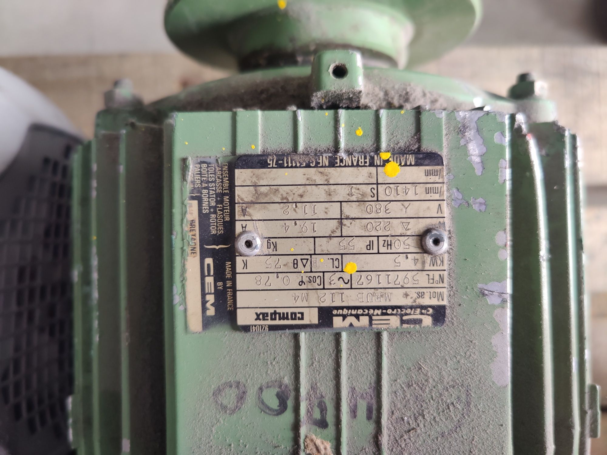 Motor electric trifazat, 4.5kW, 1500rpm, 380V