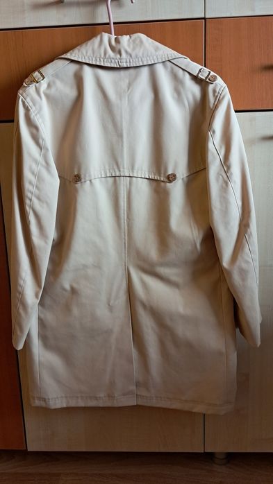 Trenchi damă , crem , material bumbac