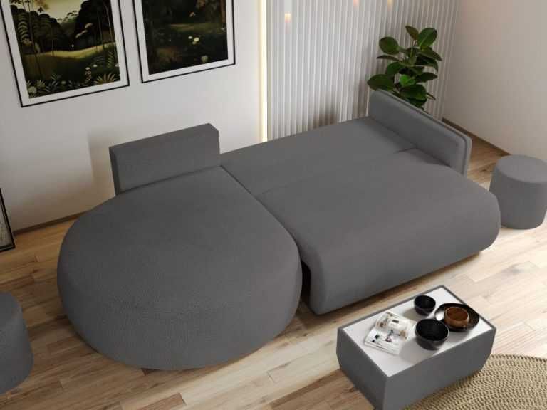 Coltar Extensibil Fiore Plusat Gri Antracit