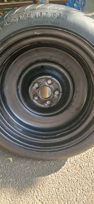 Roata de rezerva slim Toyota Avensis T27 T145/70/D17