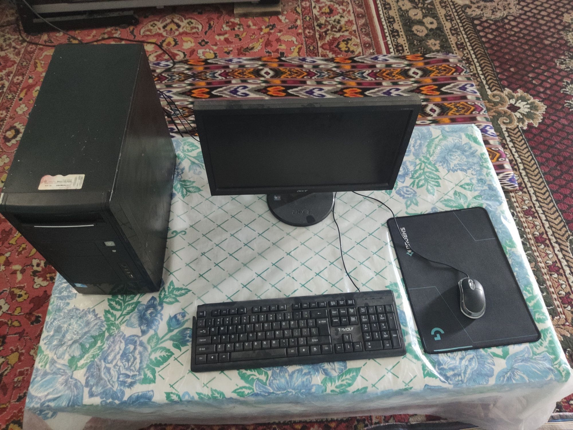Kompyuter PC, H61 plata, DDR 3, Intel Pentium, 4 GB+250 GB Xotira