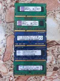 Livrare GRATUITA LOT 5 memorii RAM Laptop 2gb ddr3 1333mhz, 1600mhz