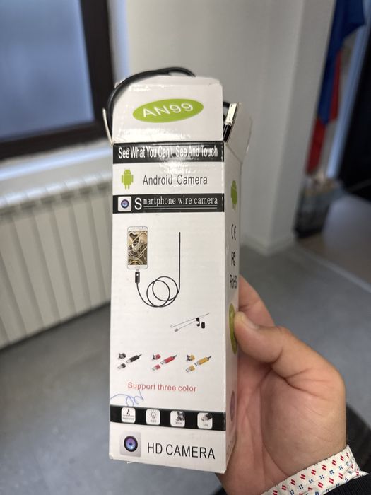 Camera pe fir android pe canalizare 10m
