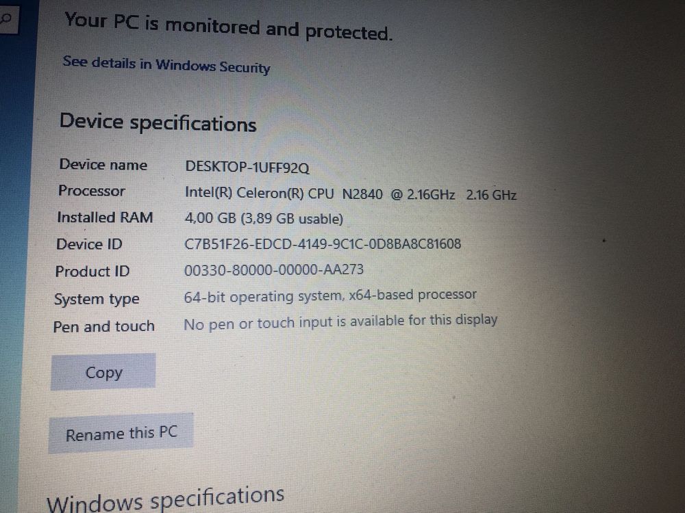 Продавам лаптоп HP