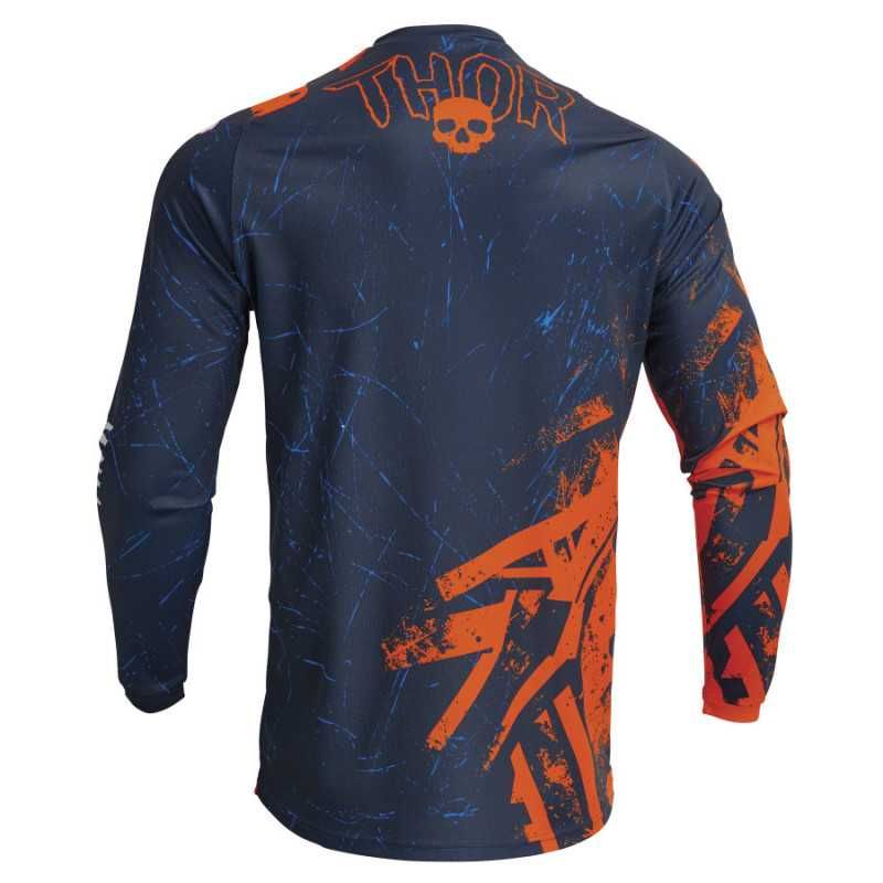 Детско мотокрос джърси блуза THOR YOUTH SECTOR GNAR MIDNIGHT/Orange