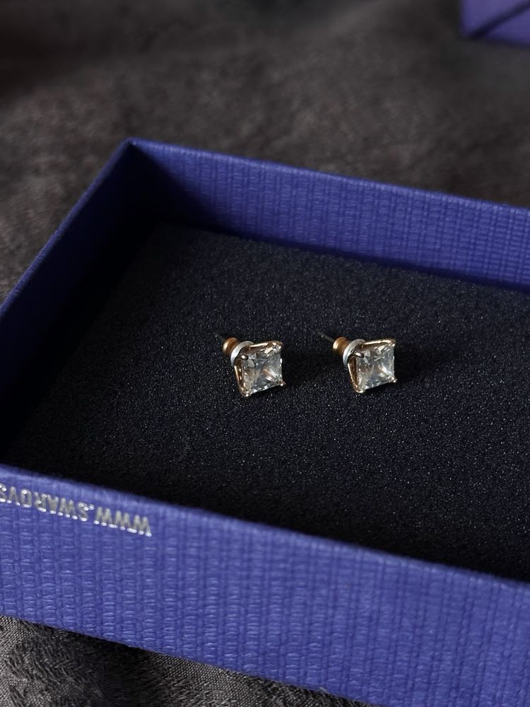 Swarovski Attract Обеци Розово Злато