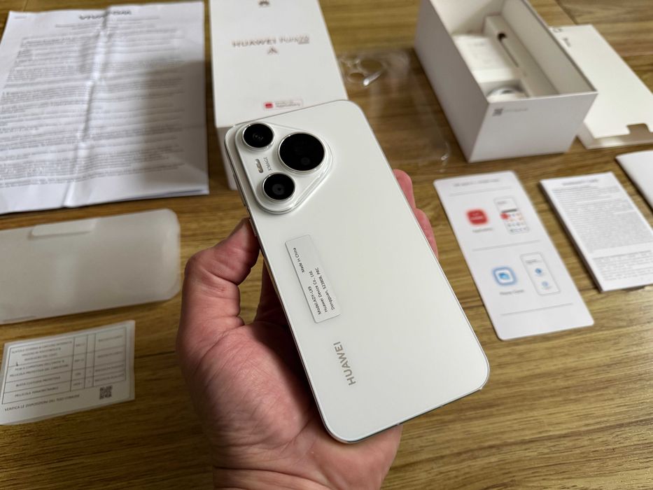 НОВ! Huawei Pura 70 White/12GB 256GB/Гаранция/Full Pack