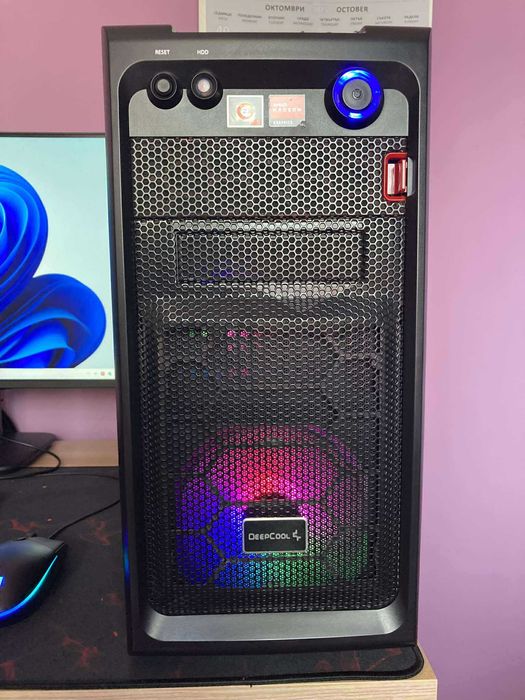 Геймърски компютър INTEL CORE I5, AMD RADEON R9 280, 16GB, SSD, Win 11