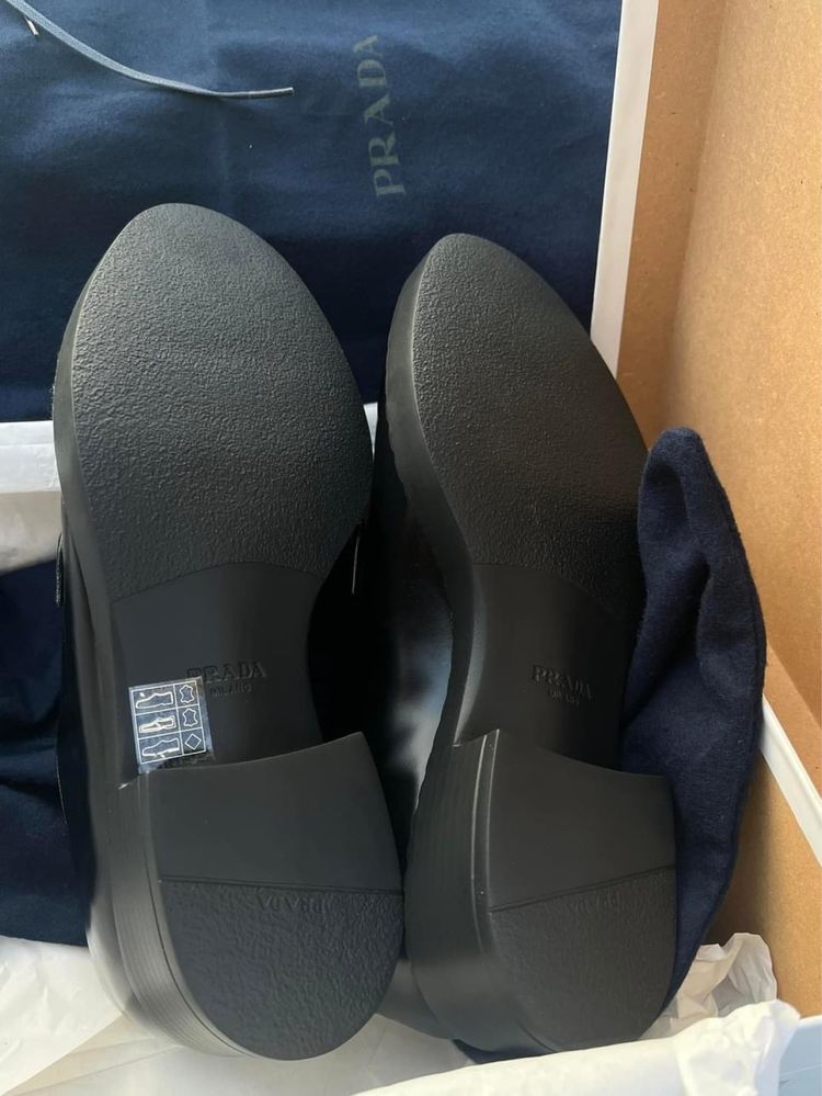 Mocasini Prada Derby Oxford, nr 37