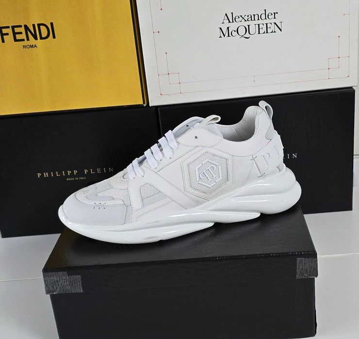 Sneakers  PHILIPP PLEIN Hurricane White TOP Nr 40-47 NOI in CUTIE
