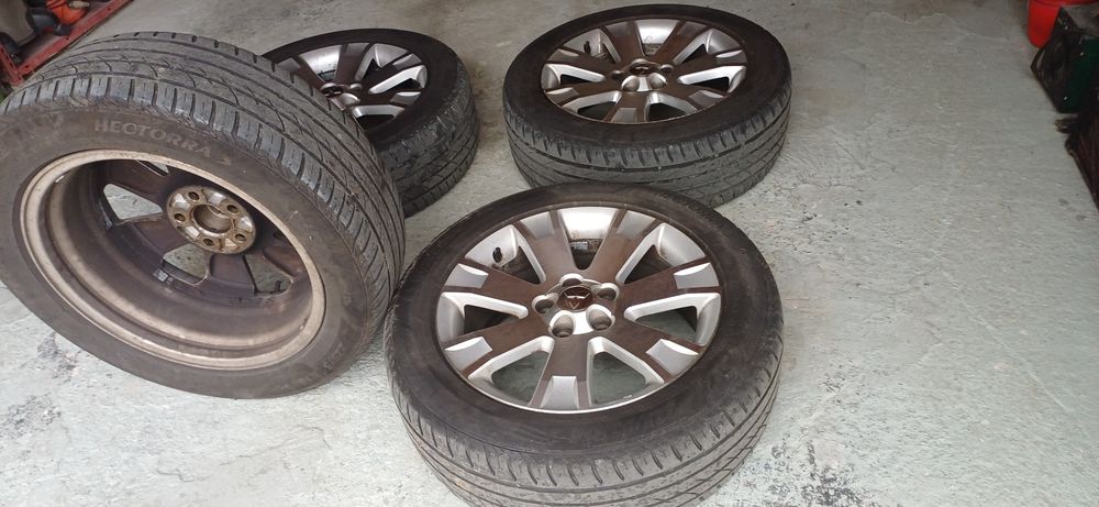 Roți/ jenți/ Alu /225/55/18 Outlander de vară  folosite 4 buc