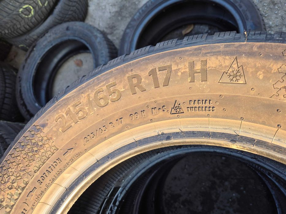 4 Anvelope de IARNA - 215/65/17 - Continental - APP NOI DOT 2022 !