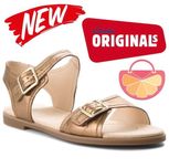 %ПРОМО% CLARKS № 37 & 39 – Дамски сандали от ест кожа BRONZE METALLIC"