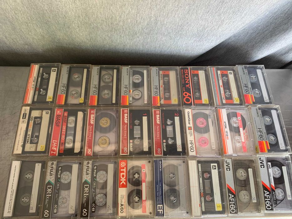 аудио   JVC - TDK - BASF- FUJI - SONY