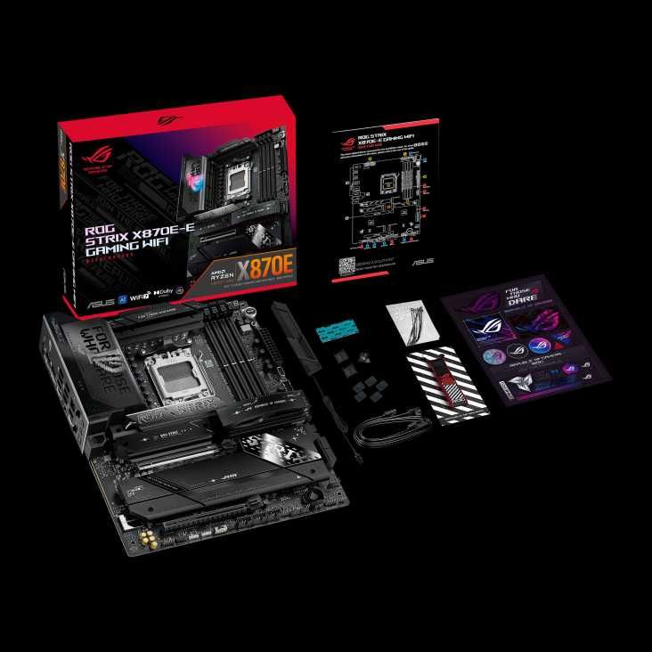 Новая Материнская плата ASUS ROG STRIX X870E-E GAMING WIFI. Сокет AM5.