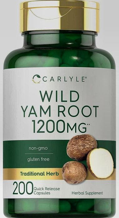 Капсулы корня дикого ямса |  1200 мг |  200 капсул  usa