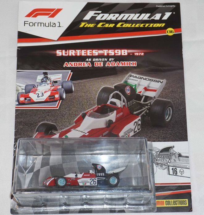 Formula 1 The Car Collection Surtees TS9B -1972 Andrea de Adamich 1:43