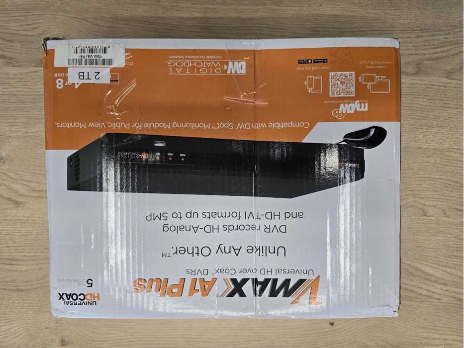 DVR WATCHDOG DW-VA1P8 8-канален 5MP 4K цифров видеорекордер