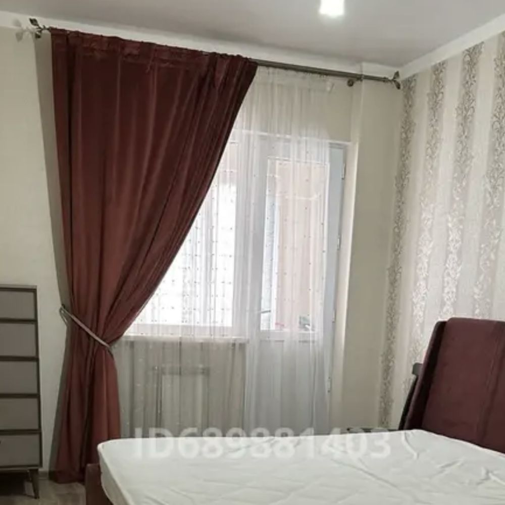 Тюль со шторой (сделаны в салоне штор Ажур)