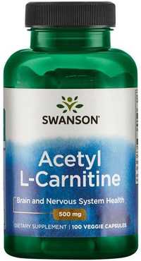 Acetyl L Carnitine 500 mg 100 капсул. Америка