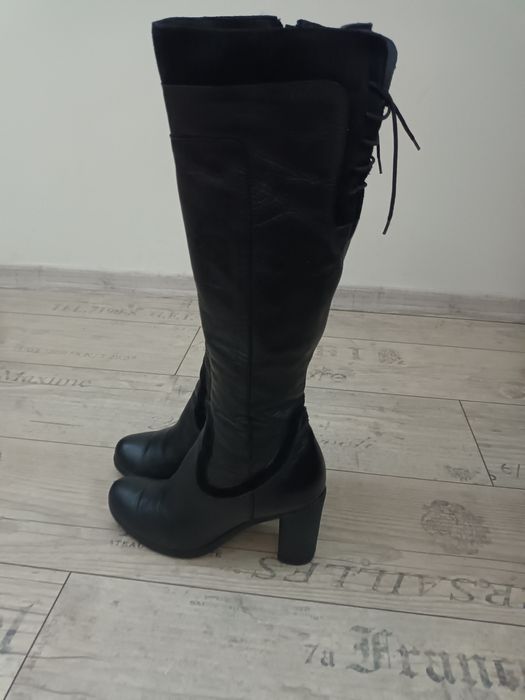 Ботуши естествена кожа 38 номер