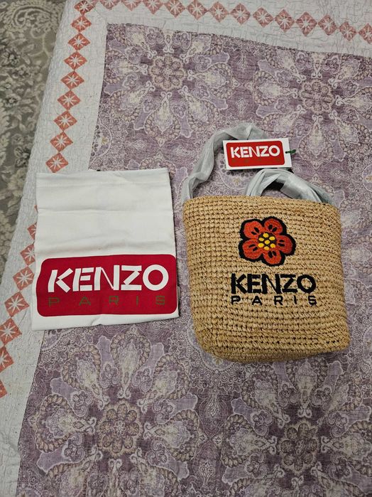 Geanta minim 'Boke Flower'Bucket Bag