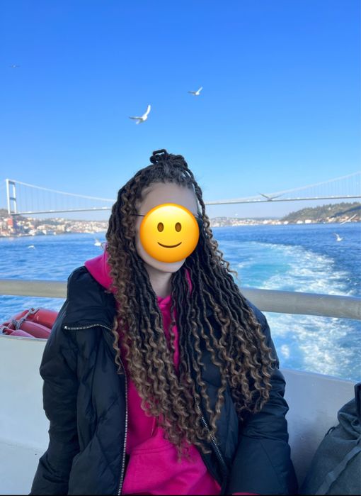 Комплект SE-дред с кудрявыми концами (омбре), 93 штуки