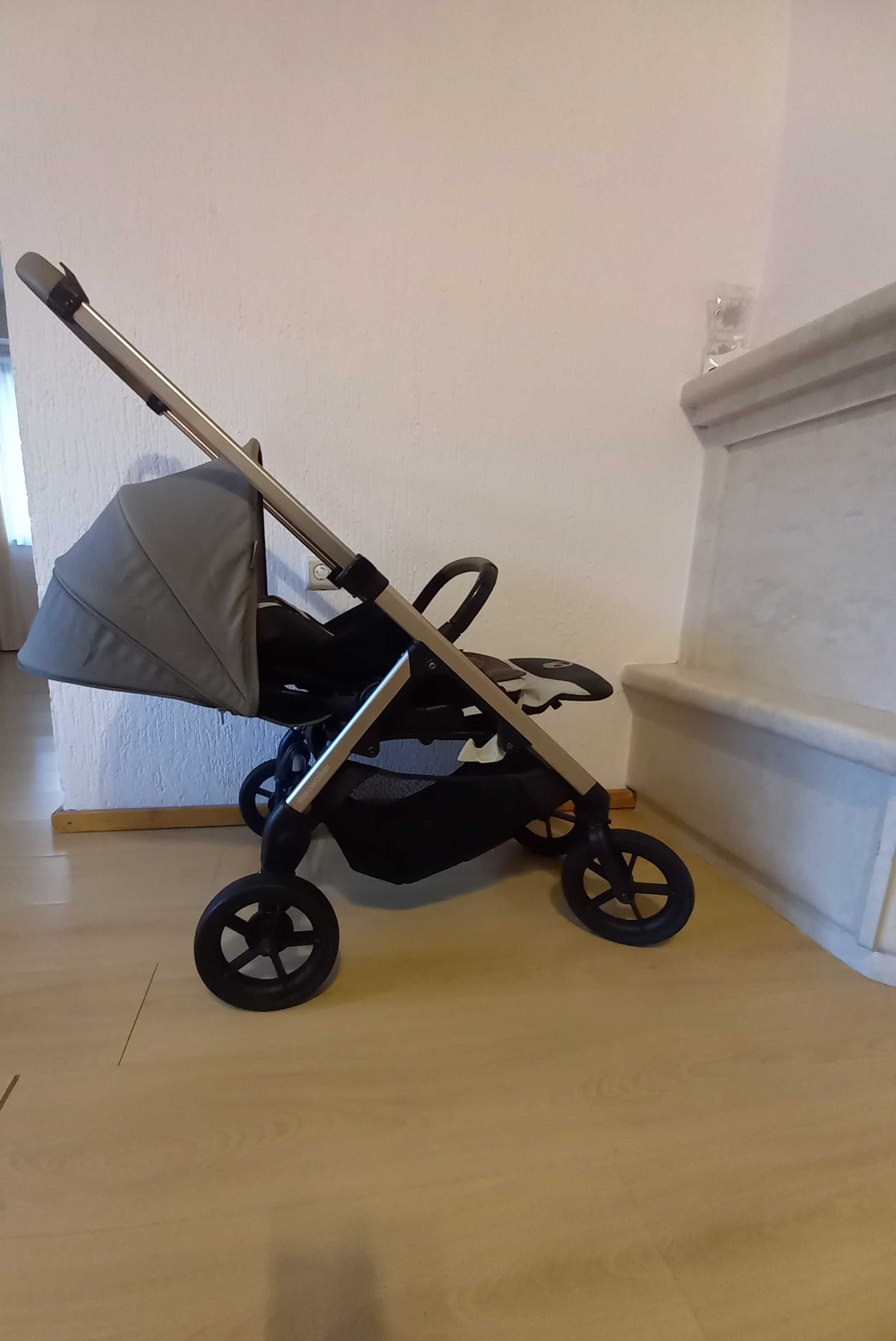 Бебешка комбинирана количка Easywalker Mosey + Pebble gray