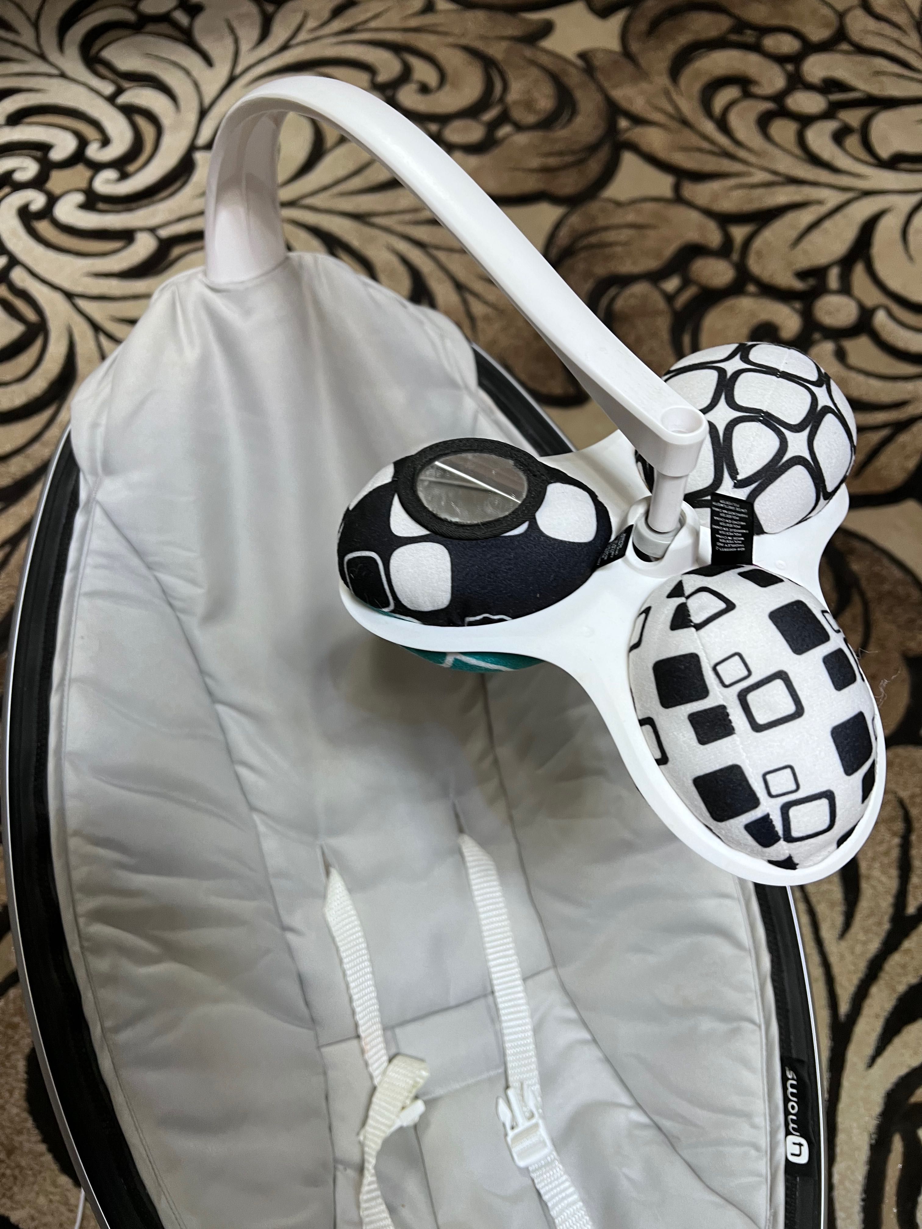 Детский шезлонг 4 Moms MamaRoo4 Grey Classic