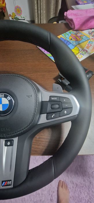 volan bmw m non facelift g30 g11 g31 g01 g02 cu padele