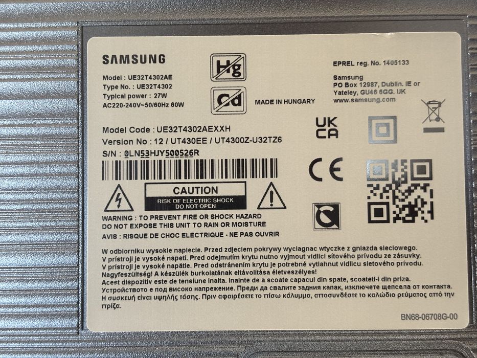 Smart TV Samsung LED 32” (80cm) NOU