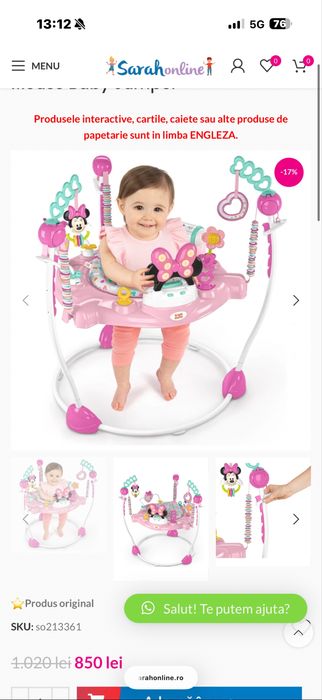 Jumper minnie mouse ca nou